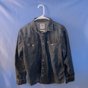 Levi's Men's Medium Button Down Denim Shirt